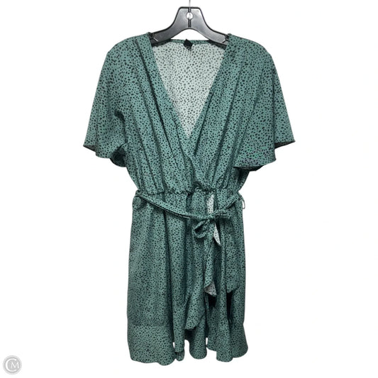 Dress Casual Midi By Ranlege In Animal Print, Size: Xl