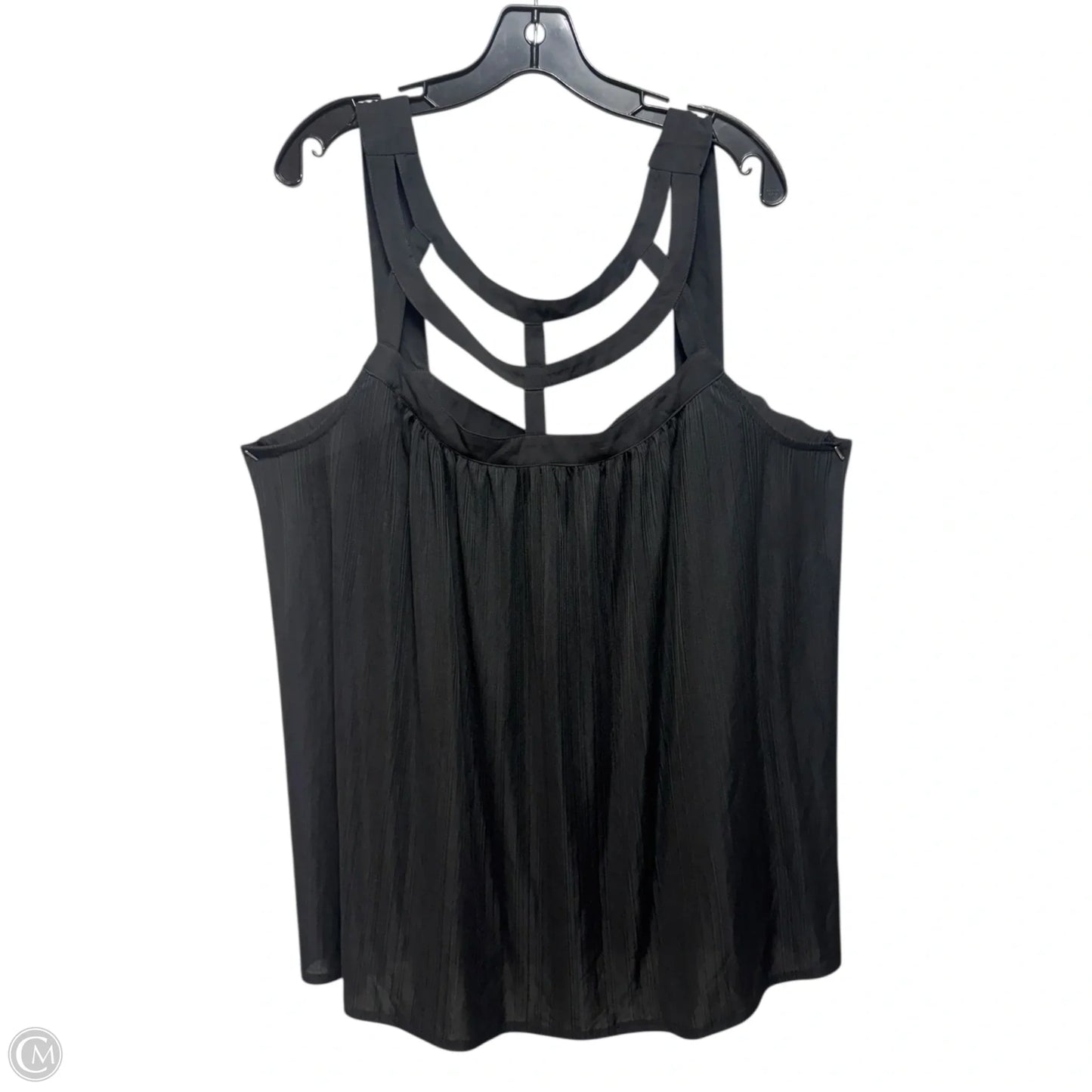 Top Sleeveless By Torrid In Black, Size: 14