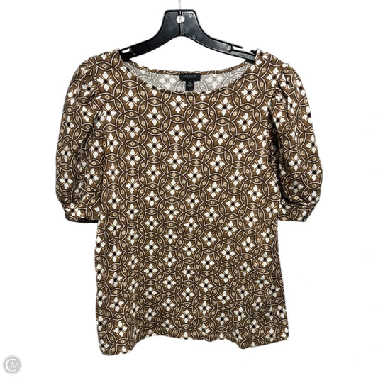 Top Short Sleeve By Ann Taylor In Multi-colored, Size: M