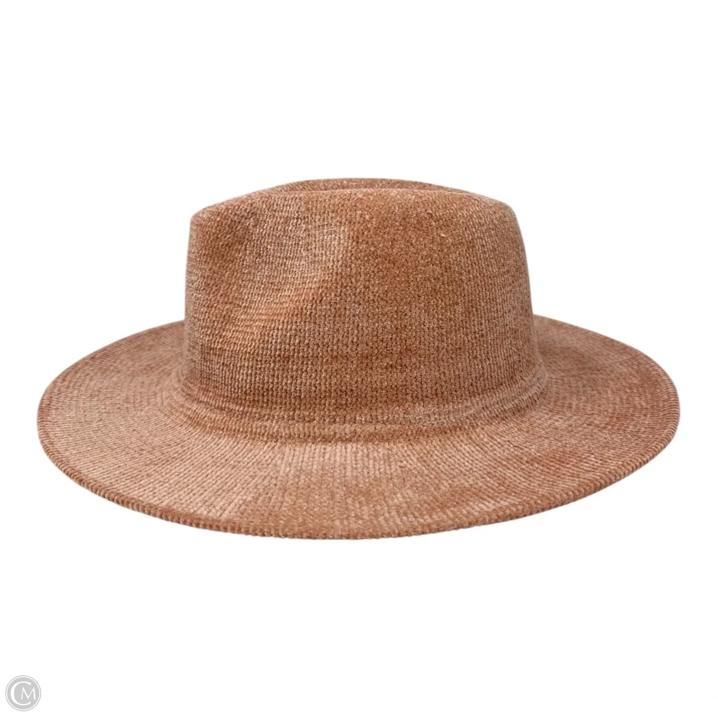 Chenille Fedora In Peach Unbranded, One Size