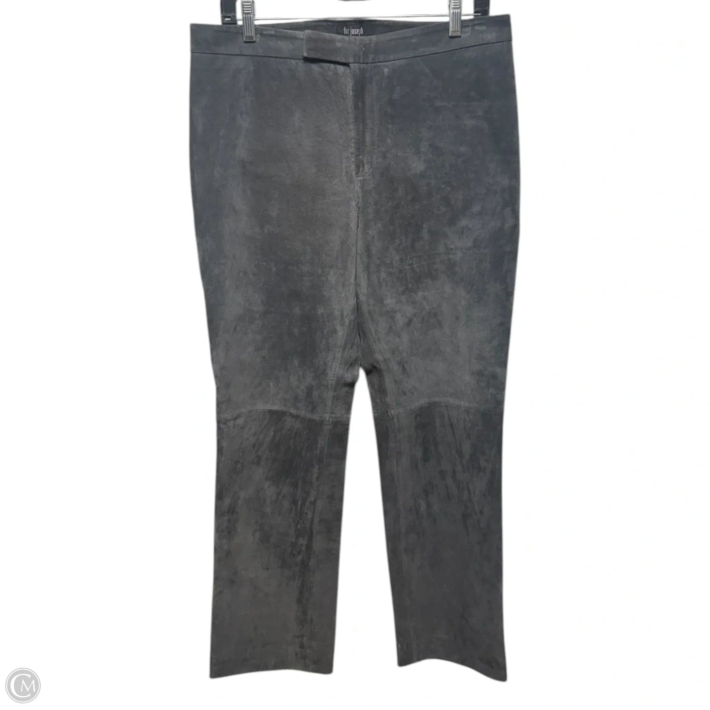 Suede Leather Pants By For Joseph In Grey, Size: 10/30