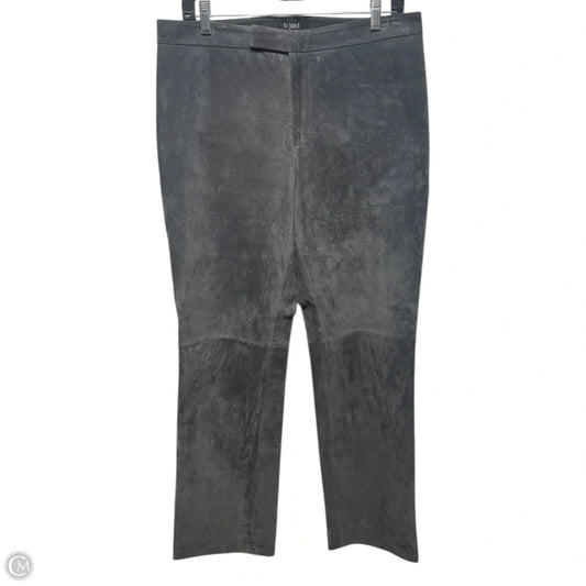 Suede Leather Pants By For Joseph In Grey, Size: 10/30
