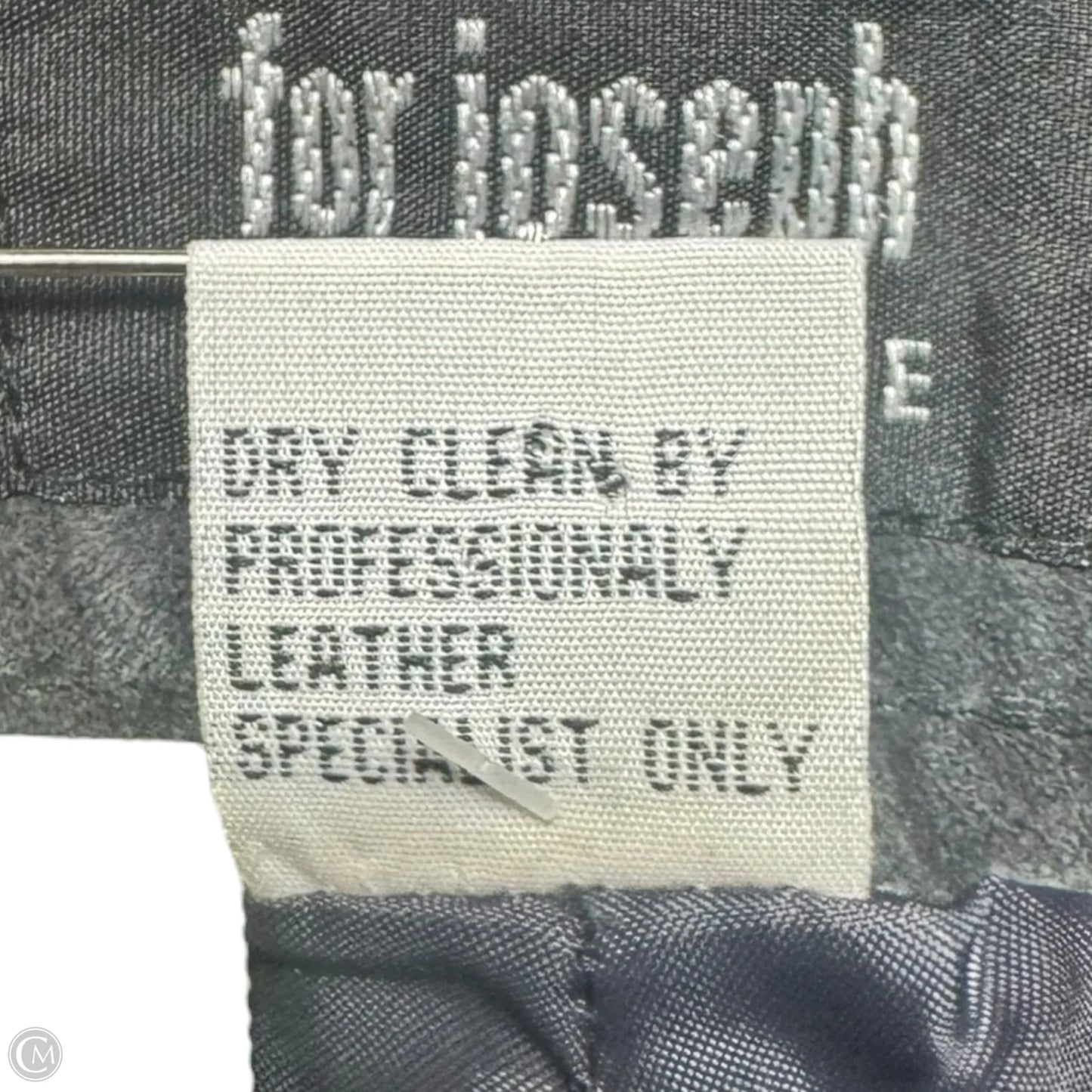 Suede Leather Pants By For Joseph In Grey, Size: 10/30