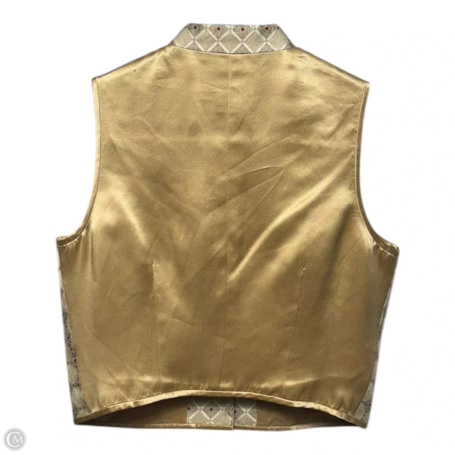 Vest Other By Emanuel Ungaro In Red & Tan, Size: Xs