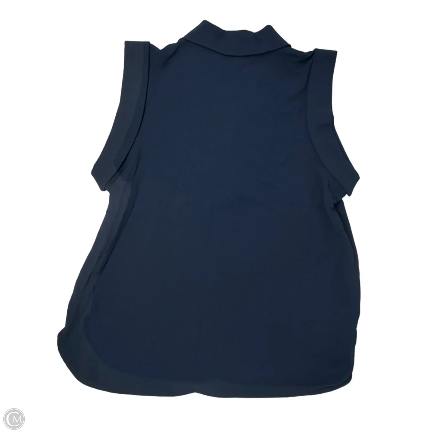 Top Sleeveless By Calvin Klein In Navy, Size: Xs