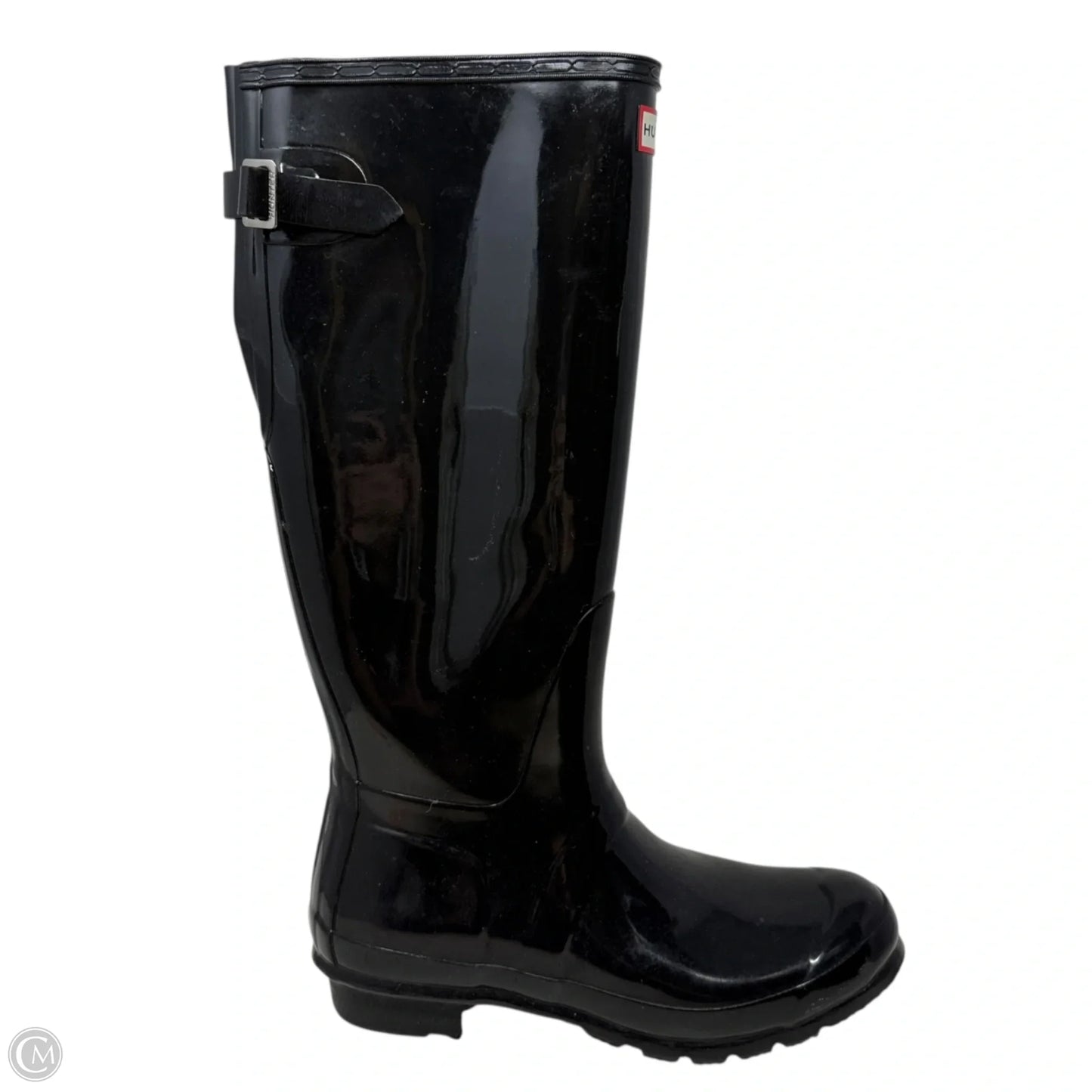 Original Tall Gloss Rain Boots By Hunter In Black, Size: 9