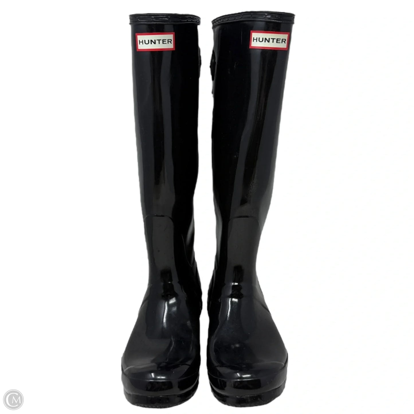 Original Tall Gloss Rain Boots By Hunter In Black, Size: 9