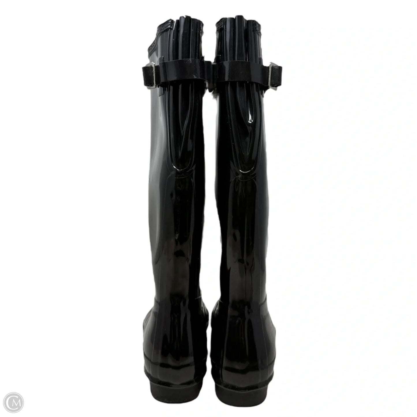 Original Tall Gloss Rain Boots By Hunter In Black, Size: 9