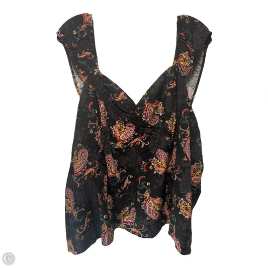 Top Sleeveless By Torrid In Paisley Print, Size: 6