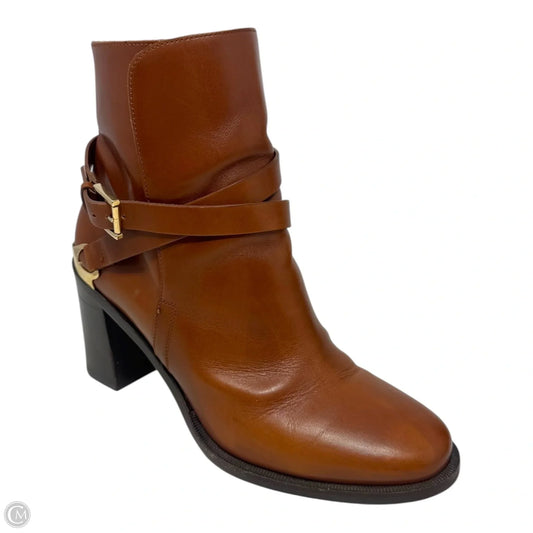 Lady Antique Boots Ankle Heels By Fratelli Rossetti In Brown, Size: 7