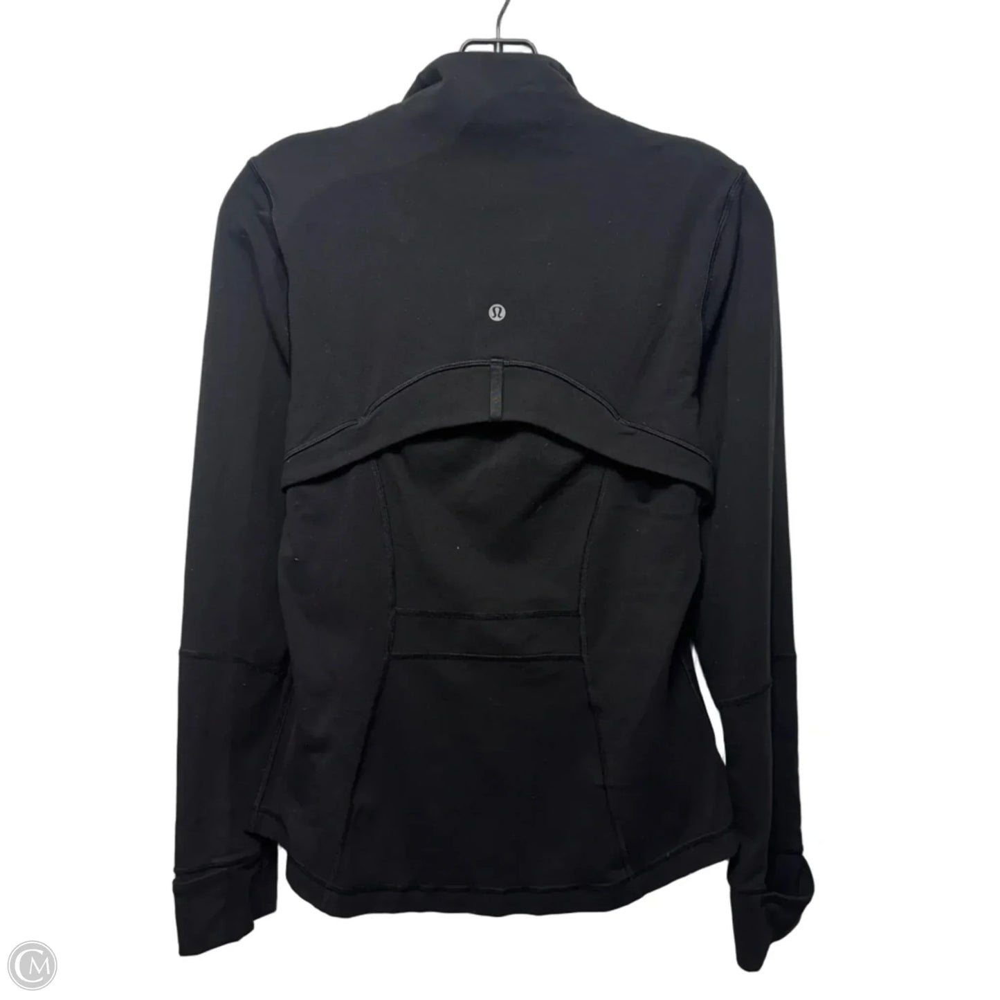Athletic Jacket By Lululemon In Black, Size: 8