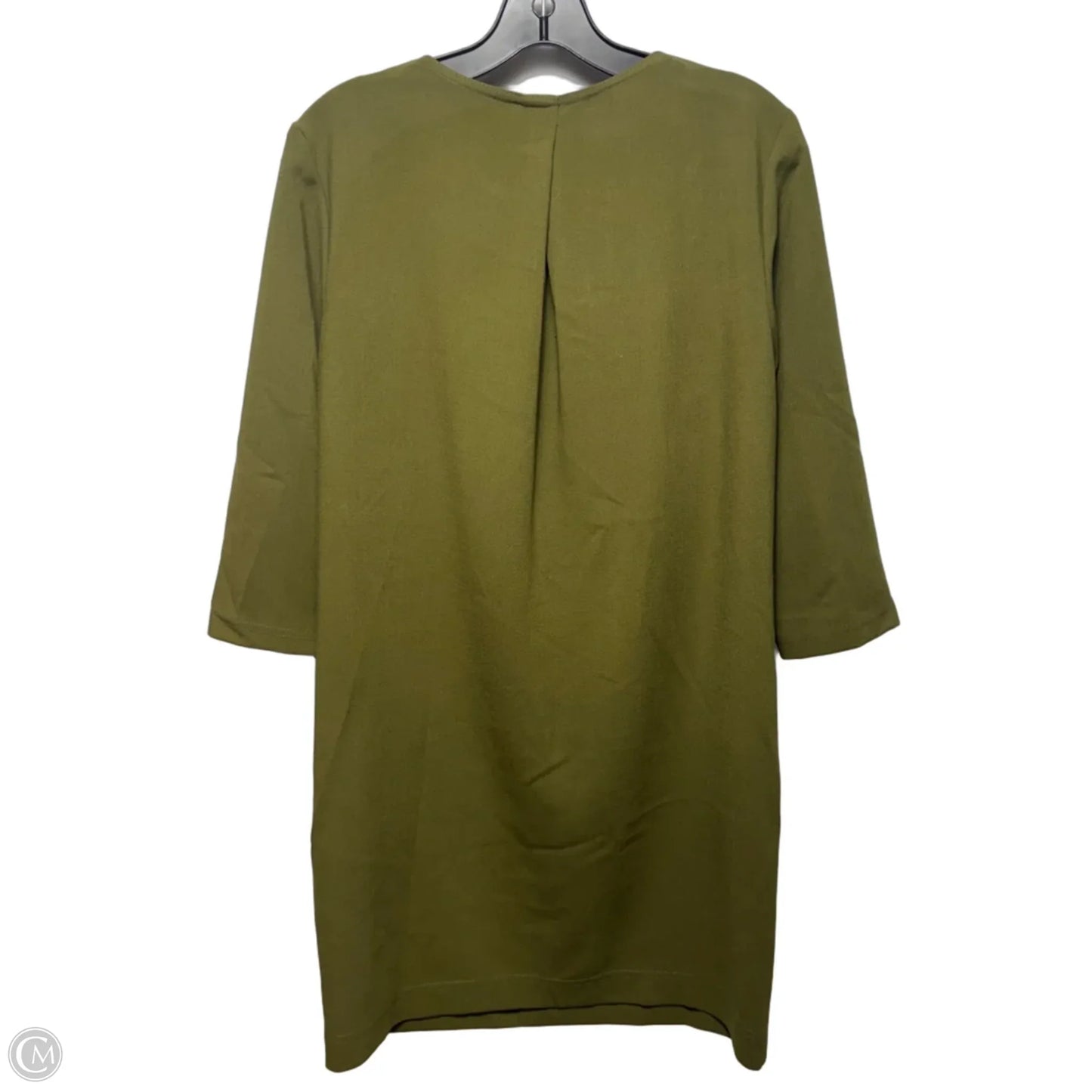 Versed Half Zip Mini Shift Dress By Trina Turk In Loden Green, Size: 6