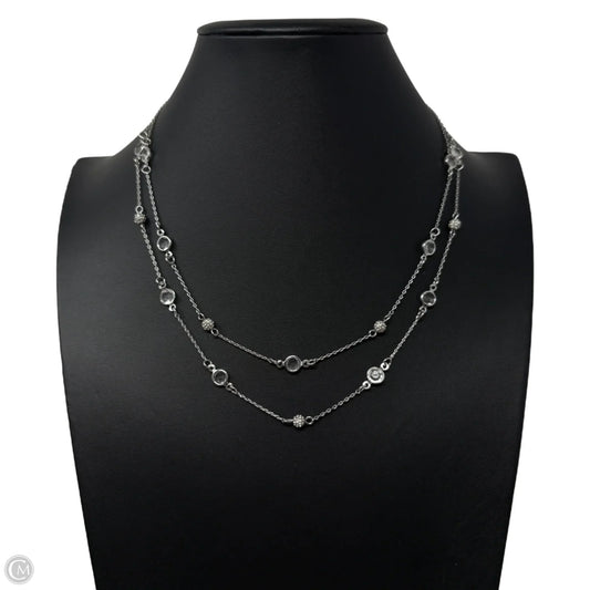 Double Layer Crystal Station Necklace By Ann Taylor Factory