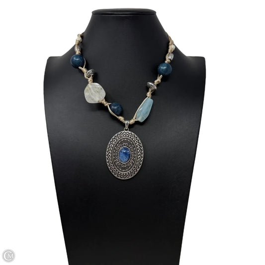 Multi Stone Medallion Pendant Necklace By Chico’s