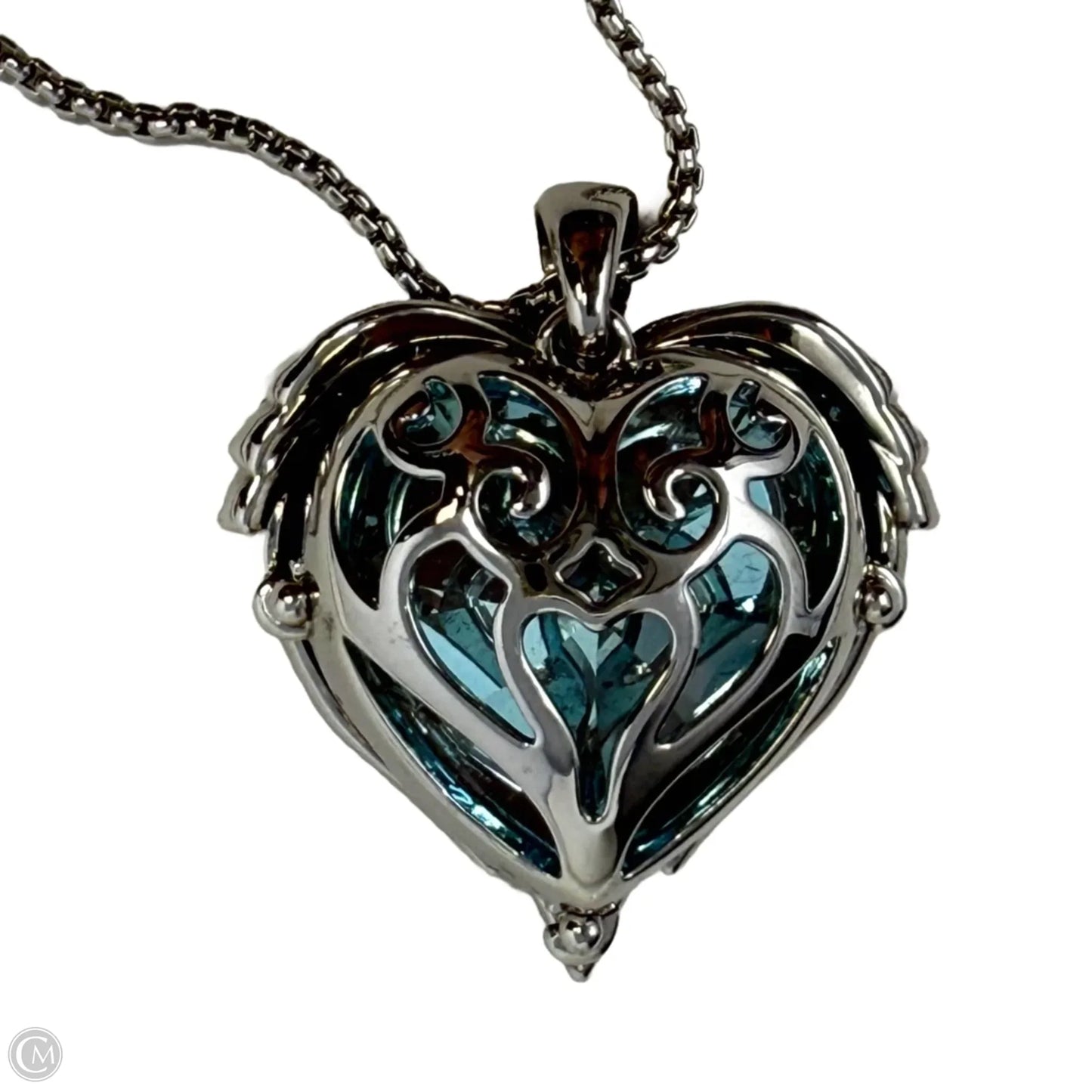 Heart of The Ocean Swarovski Crystal Pendant Necklace