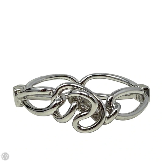 Openwork Sculptural Silver Tone Cuff Bracelet Other By Chicos