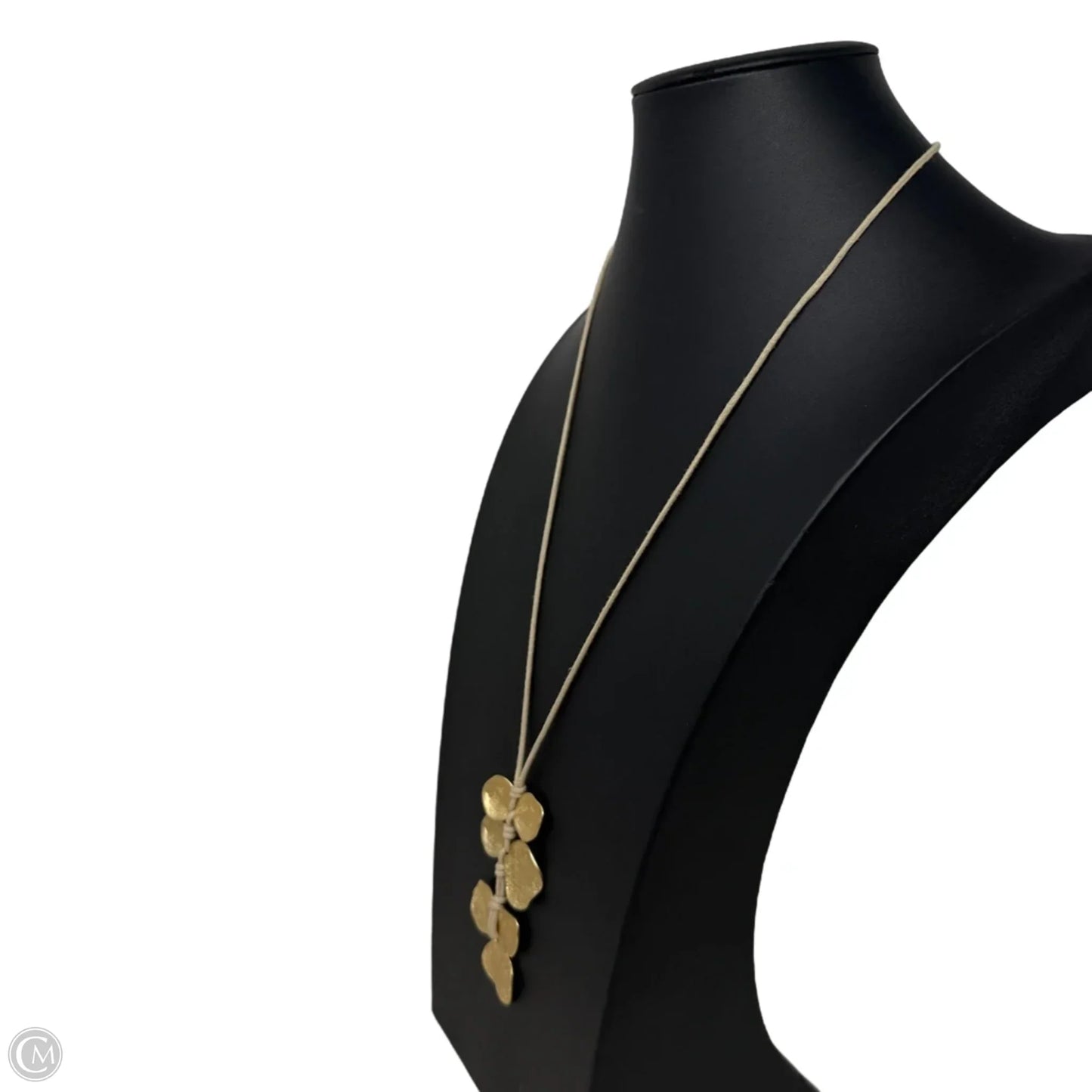 Gold Tone Floral Pendant Necklace By Chico’s