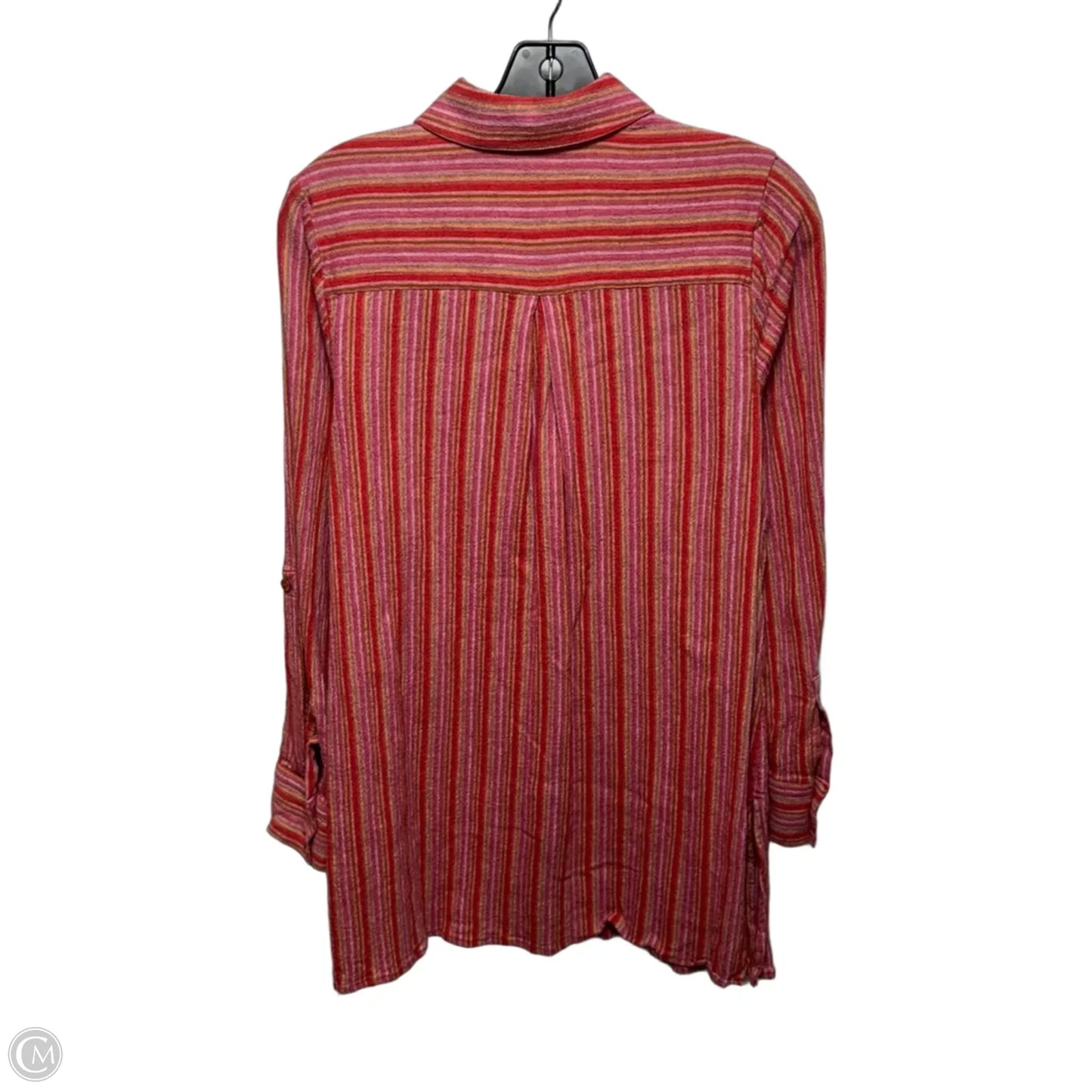 Tunic Long Sleeve By Soft Surroundings In Striped Pattern, Size: Xs