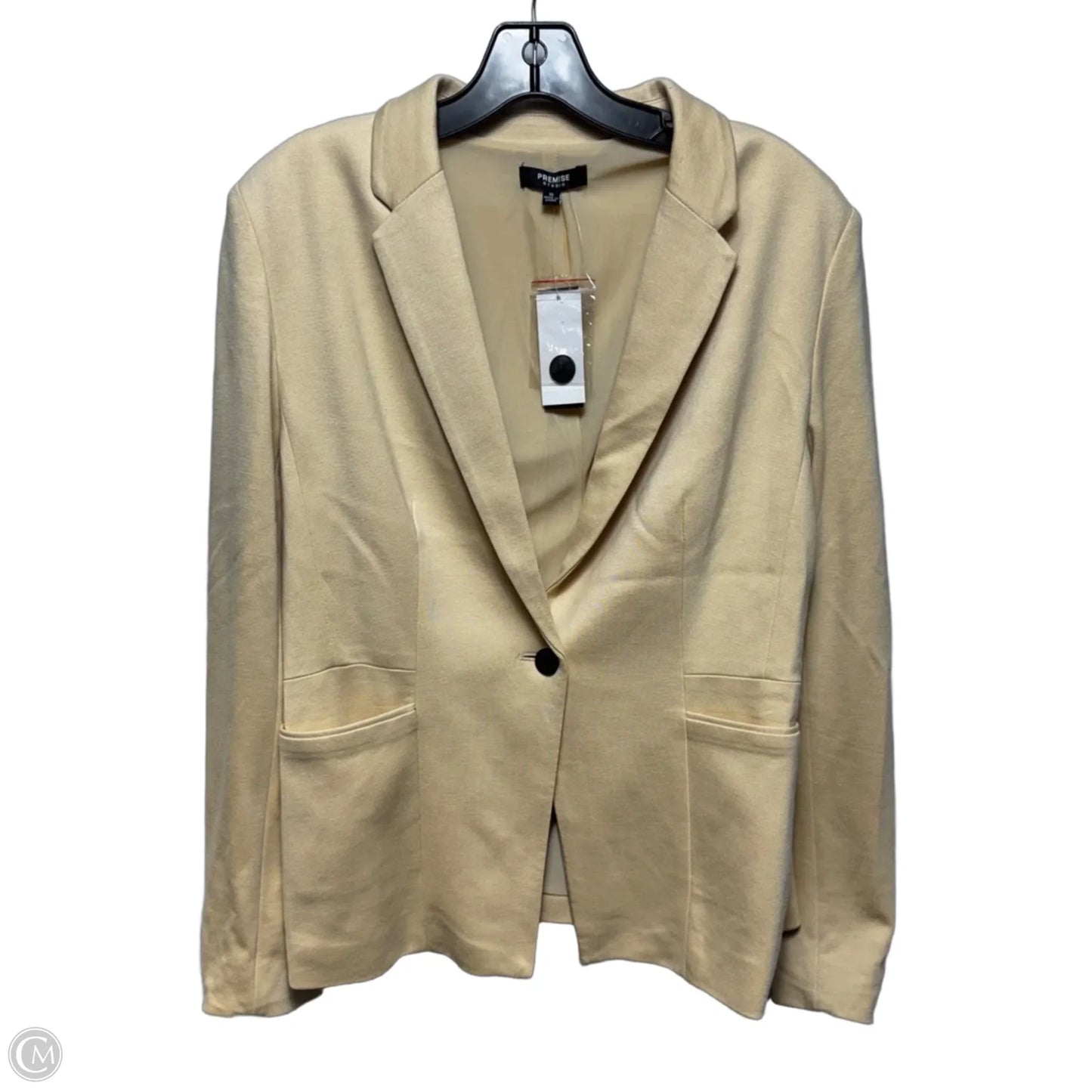 Blazer By Premise In Beige, Size: 10