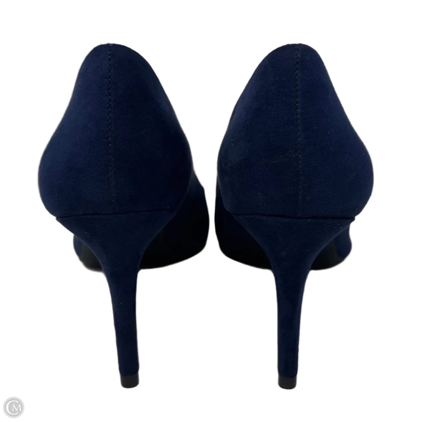 Misha Faux Suede Pumps By Kelly And Katie In Navy, Size: 7.5