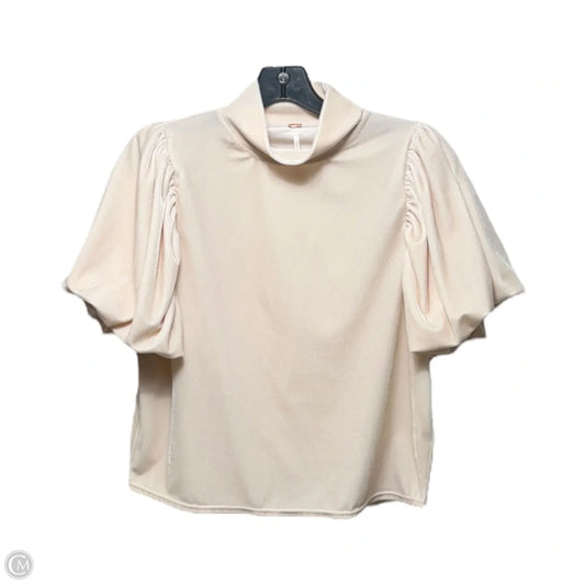 Top Short Sleeve By Free People In Pink, Size: S