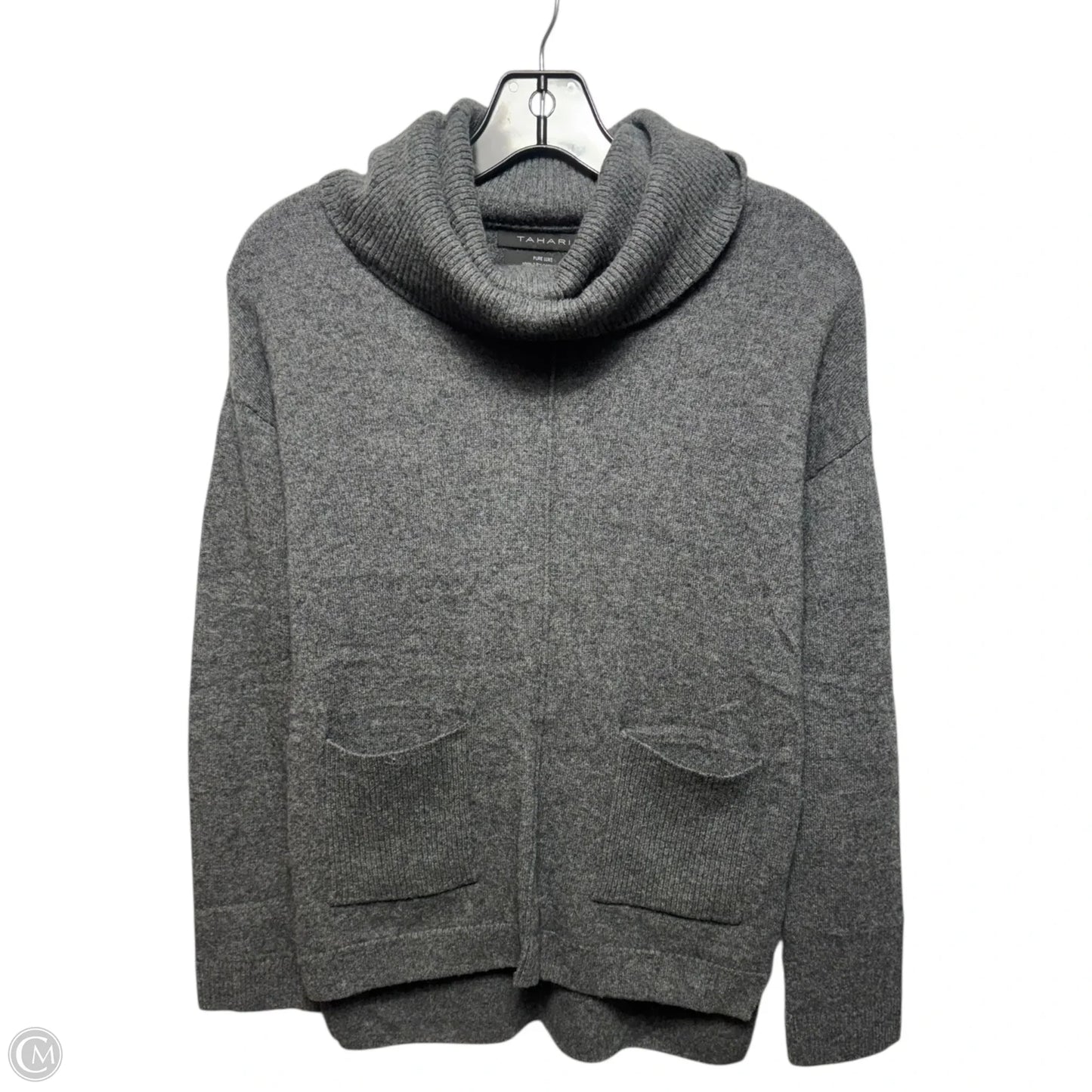 Sweater Cashmere By Tahari In Grey, Size: Xs