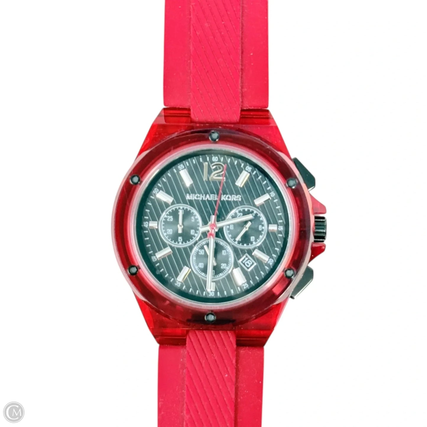 Lennox MK8960 Silicone Band Watch By Michael By Michael Kors