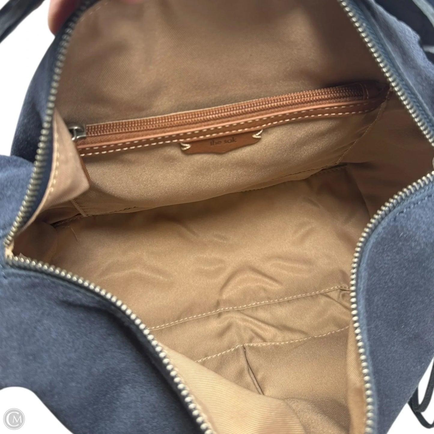 Los Feliz Suede Hobo Handbag Leather By The Sak, Size: Medium