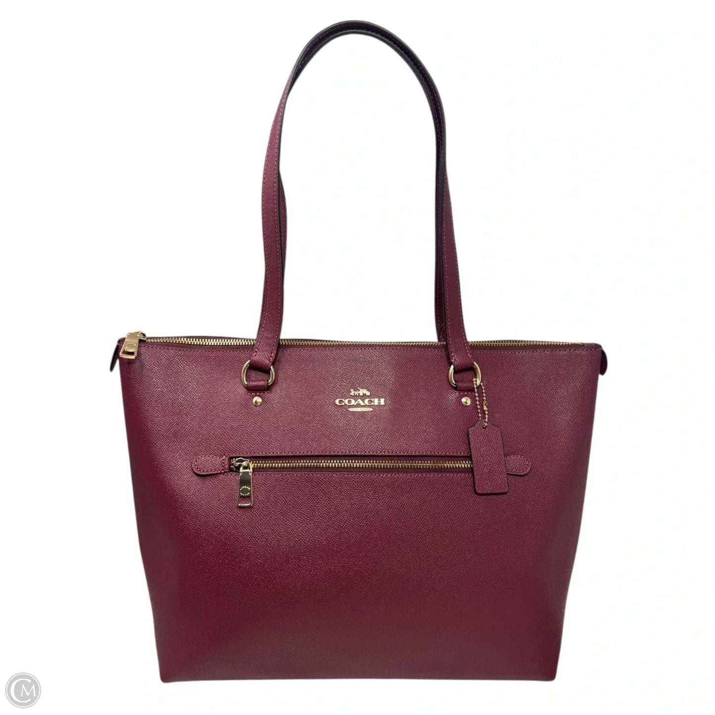 Gallery Tote Handbag Designer By Coach, Size: Large