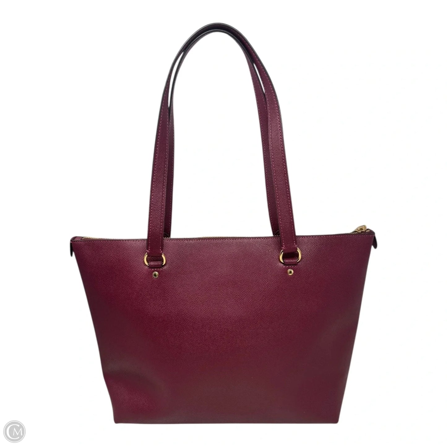 Gallery Tote Handbag Designer By Coach, Size: Large