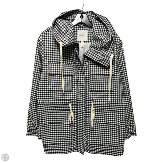 Coat Raincoat By Avec Les Filles In Checkered Pattern, Size: M