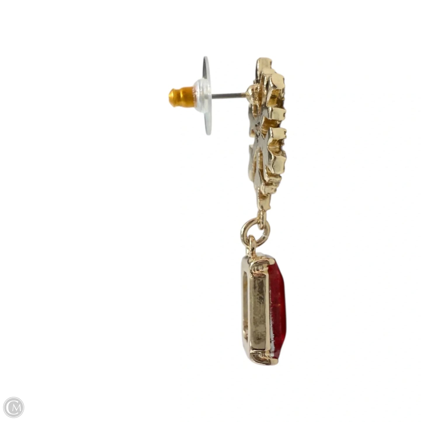 Iridescent Crystal Snowflake Dangle Earrings By Betsey Johnson