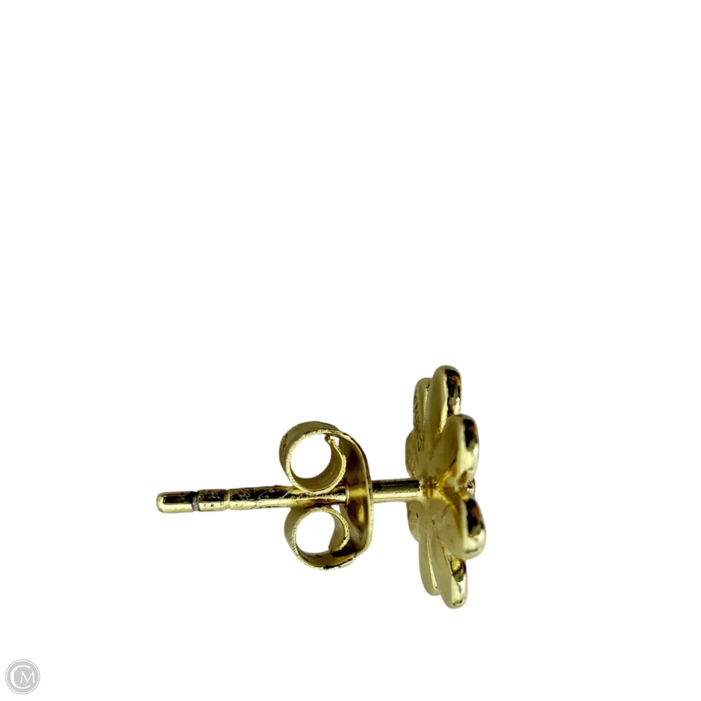 Gold Over Sterling Silver Enamel Daisy Stud Earrings By Rachel Zoe