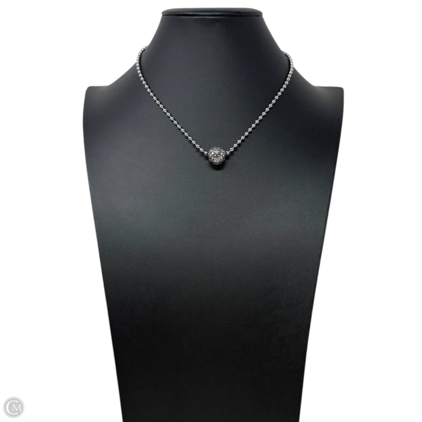 Signature Quilted Orb Necklace Designer By Coach