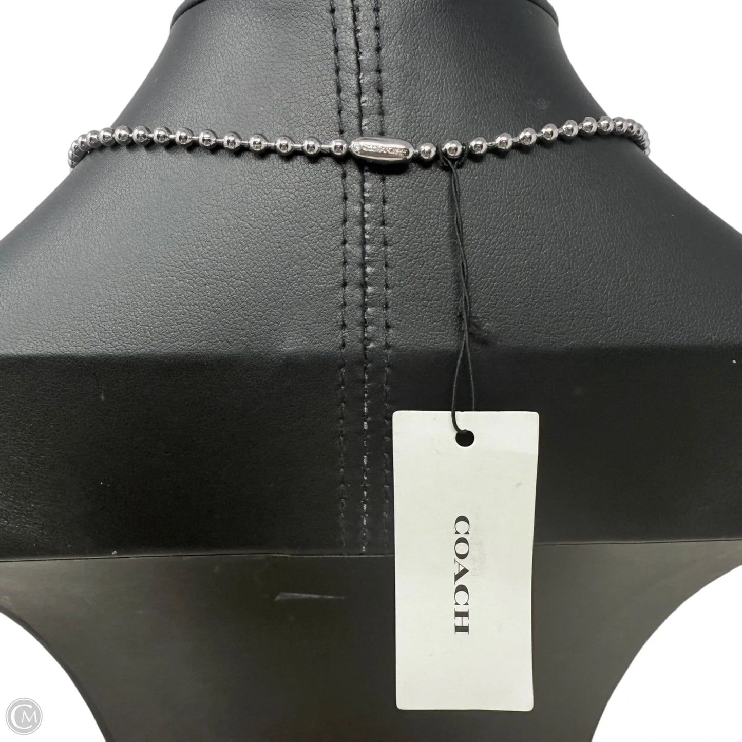 Signature Quilted Orb Necklace Designer By Coach