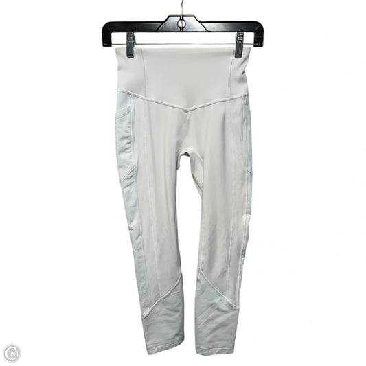 Athletic Leggings By Lululemon In White, Size: 4