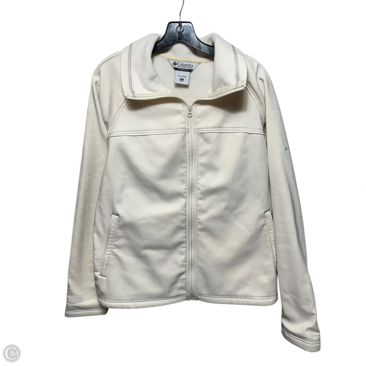 Jacket Fleece Lined By Columbia In White, Size: Xl
