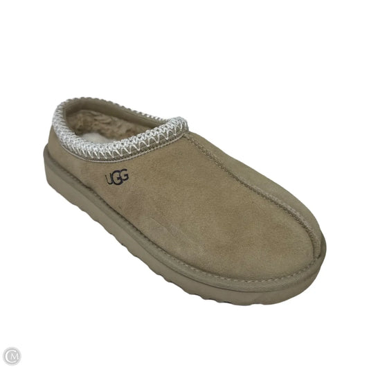 Tasman Slippers Designer By Ugg In Tan, Size: 9