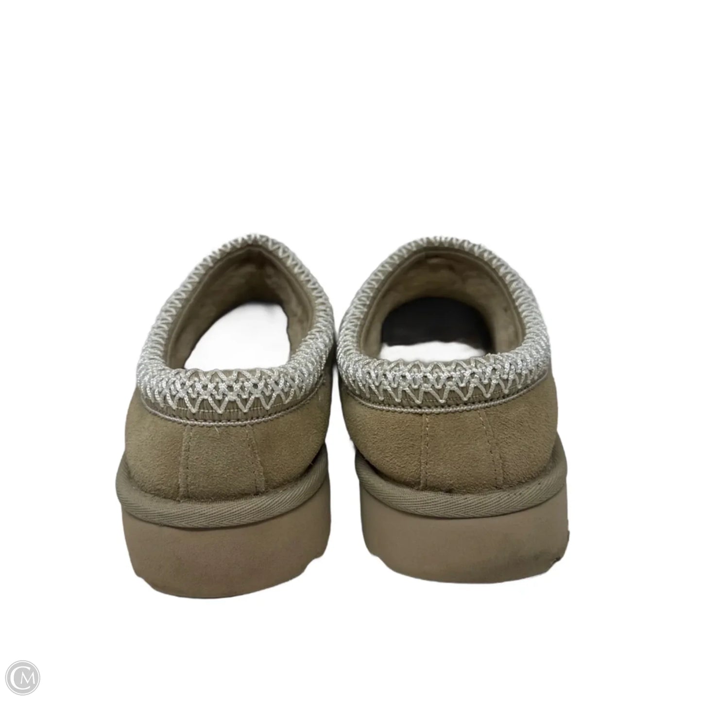 Tasman Slippers Designer By Ugg In Tan, Size: 9