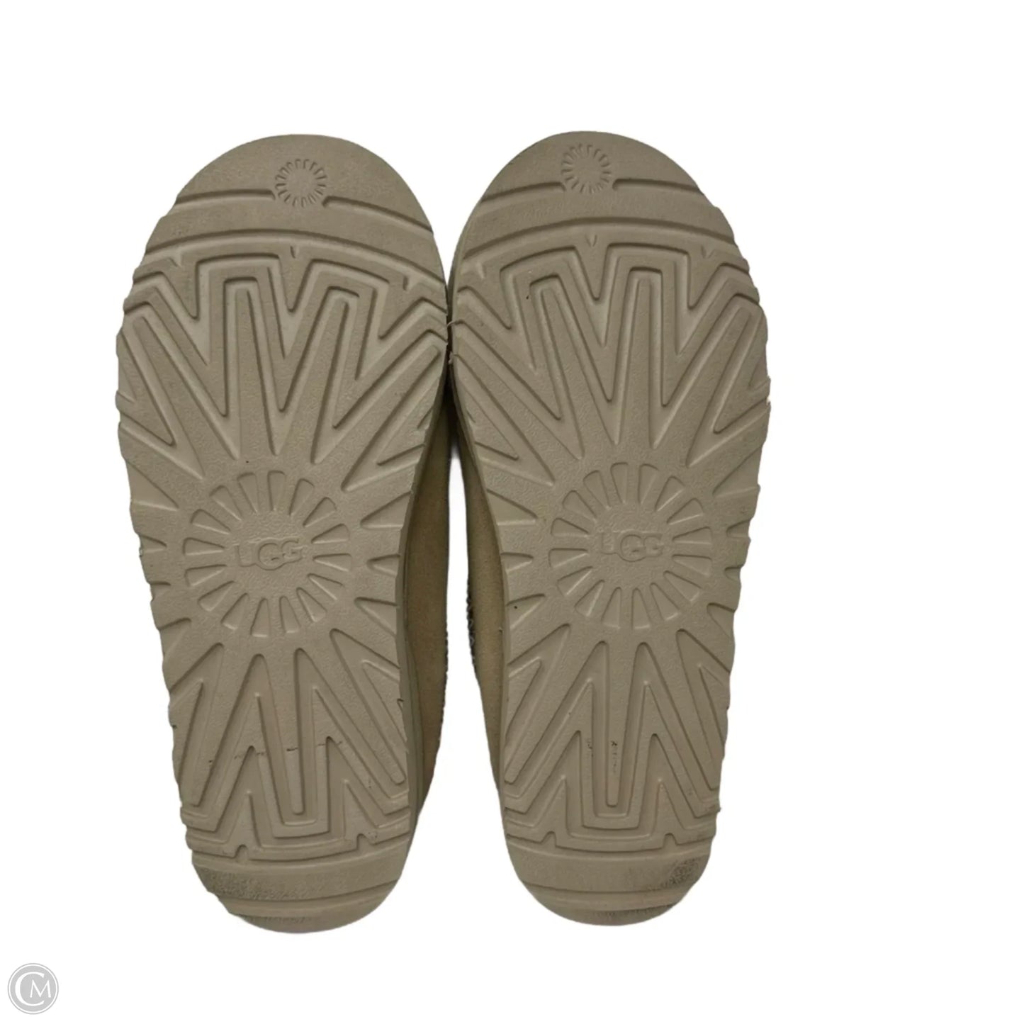 Tasman Slippers Designer By Ugg In Tan, Size: 9