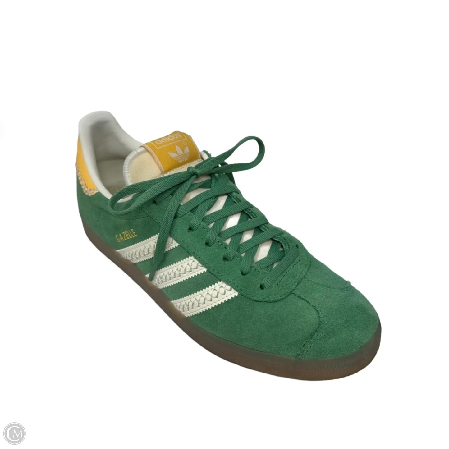 Gazelle Shoes Sneakers By Adidas In Green & White, Size: 7.5
