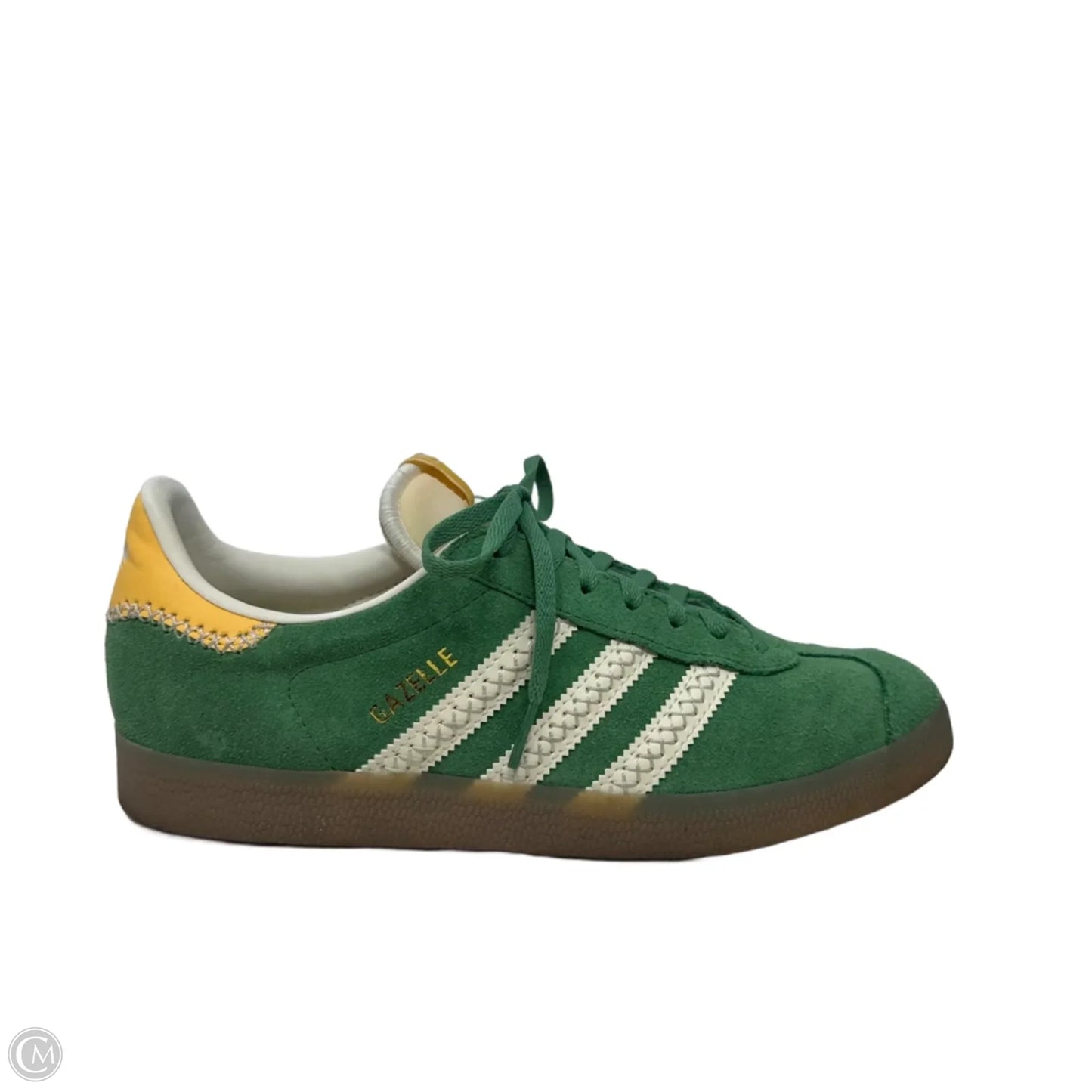 Gazelle Shoes Sneakers By Adidas In Green & White, Size: 7.5