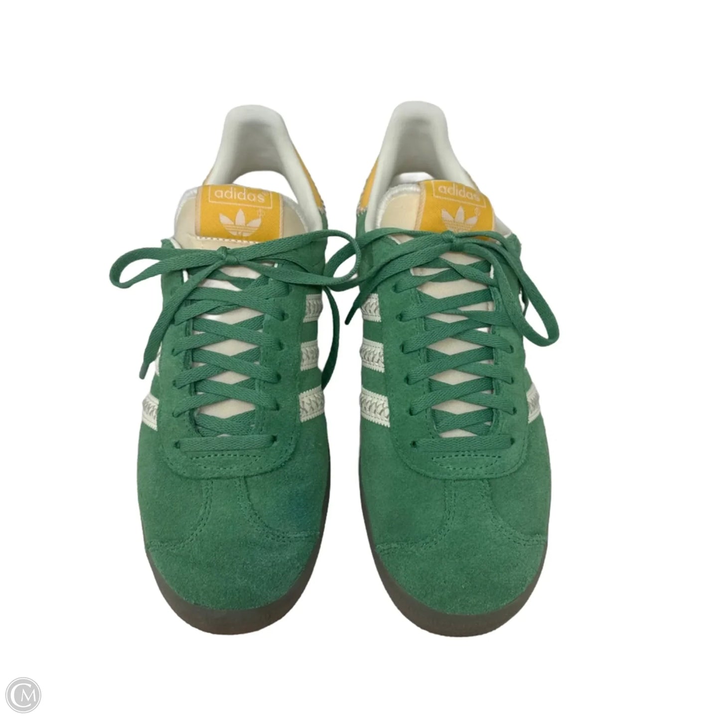 Gazelle Shoes Sneakers By Adidas In Green & White, Size: 7.5