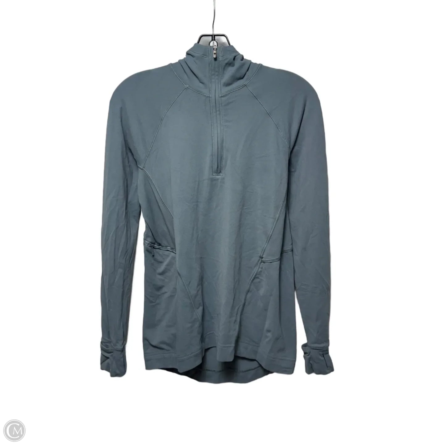 Athletic Jacket By Lululemon In Blue, Size: 4