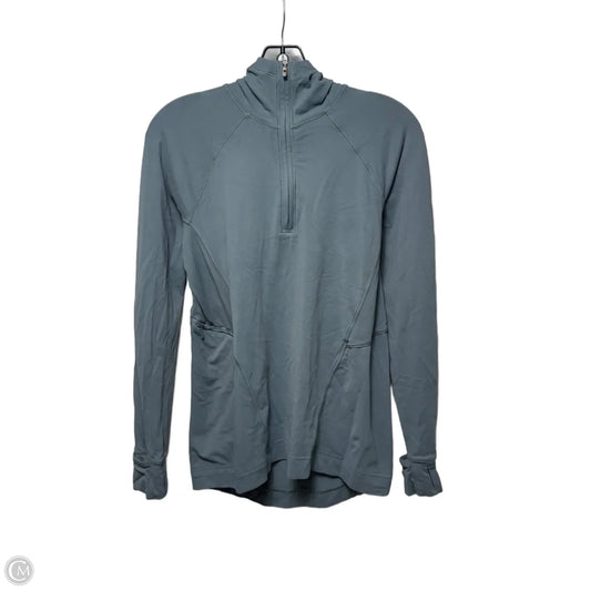 Athletic Jacket By Lululemon In Blue, Size: 4