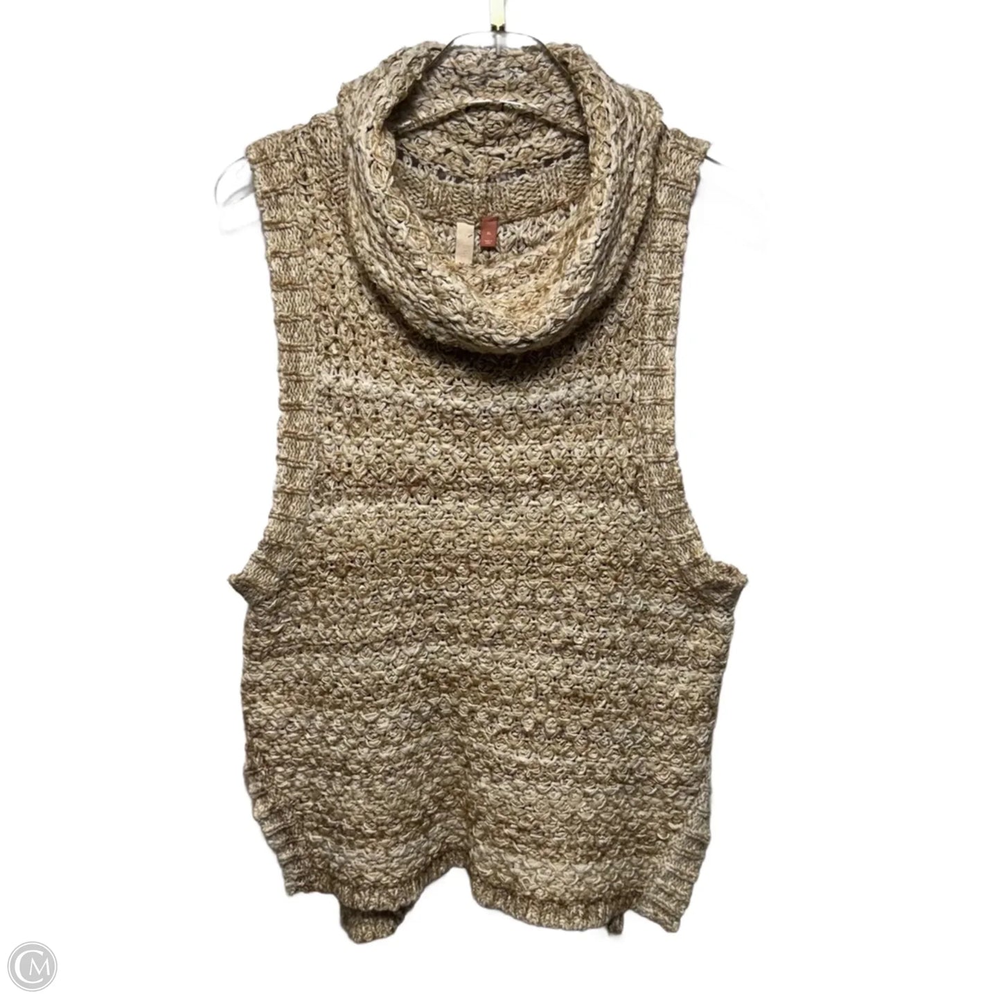 Sweater Short Sleeve By Pilcro In Tan, Size: Xl