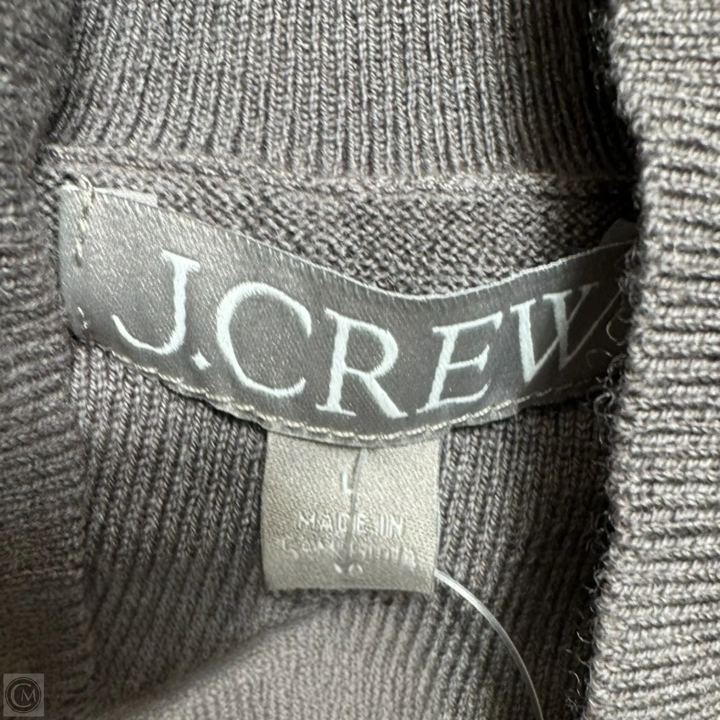 Carolyn Sweater In Merino Wool By J. Crew In Heather Carbon, Size: L