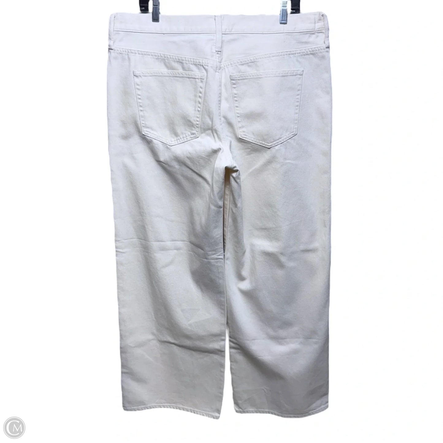 ‘84 Low Rise Wide Leg Jeans By J. Crew In Cream, Size: 12/31
