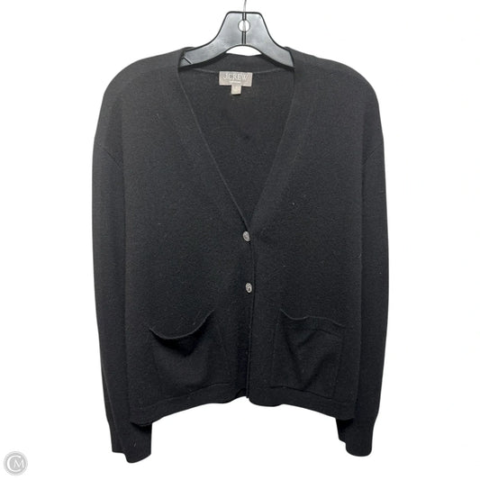 Cashmere Cardigan Sweater By J. Crew In Black, Size: M
