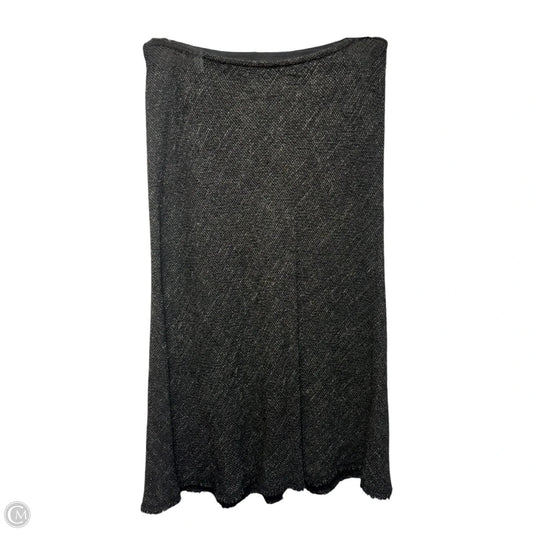 Knit Skirt Midi By Eileen Fisher In Grey, Size: L